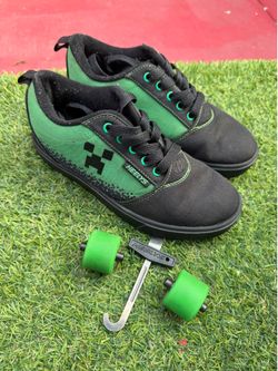 Minecraft heelys shoes