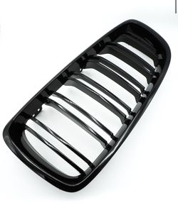 GLOSS BLACK DUAL-SLAT FRONT GRILLS - F32/F36 4-SERIES | F8X M3, M4