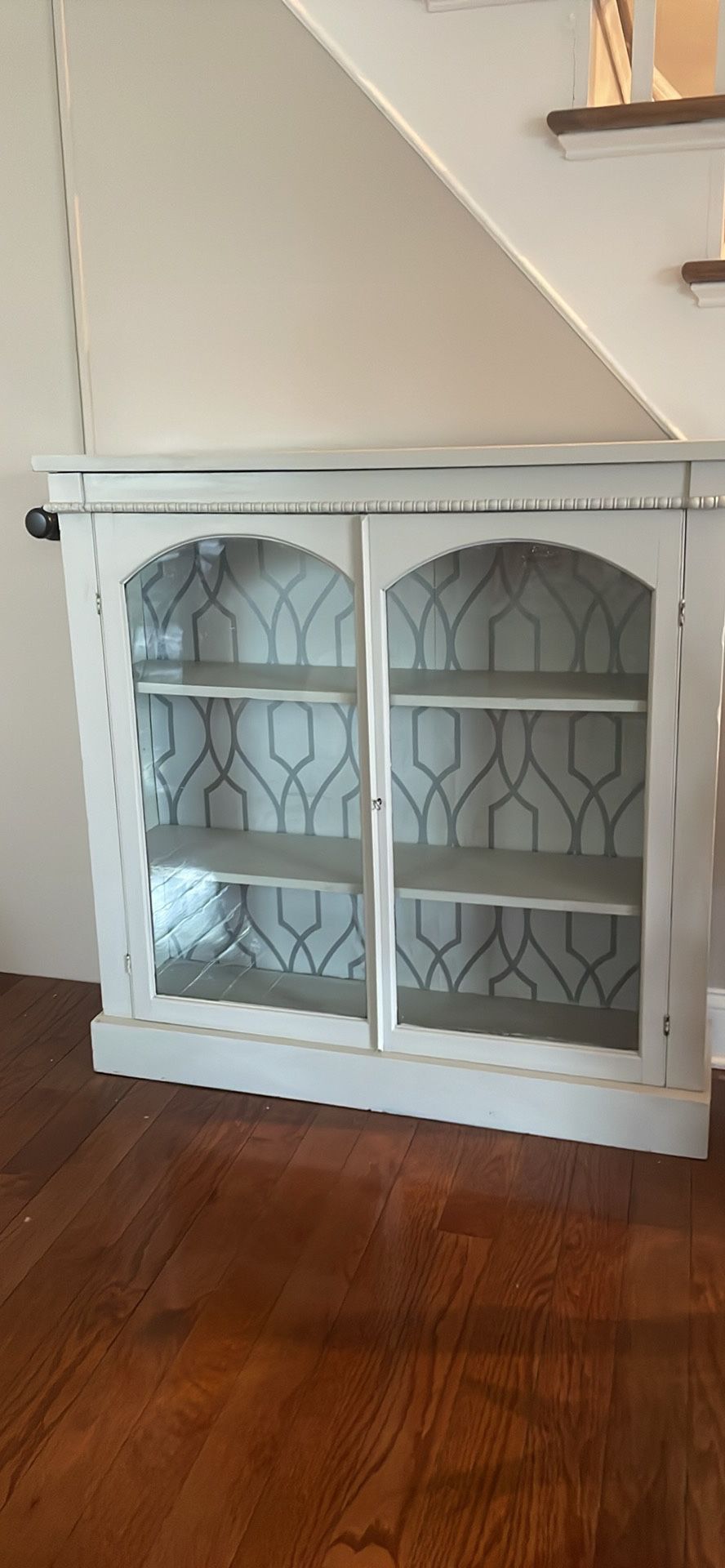 Fancy Rehabbed Antique Display Cabinet 