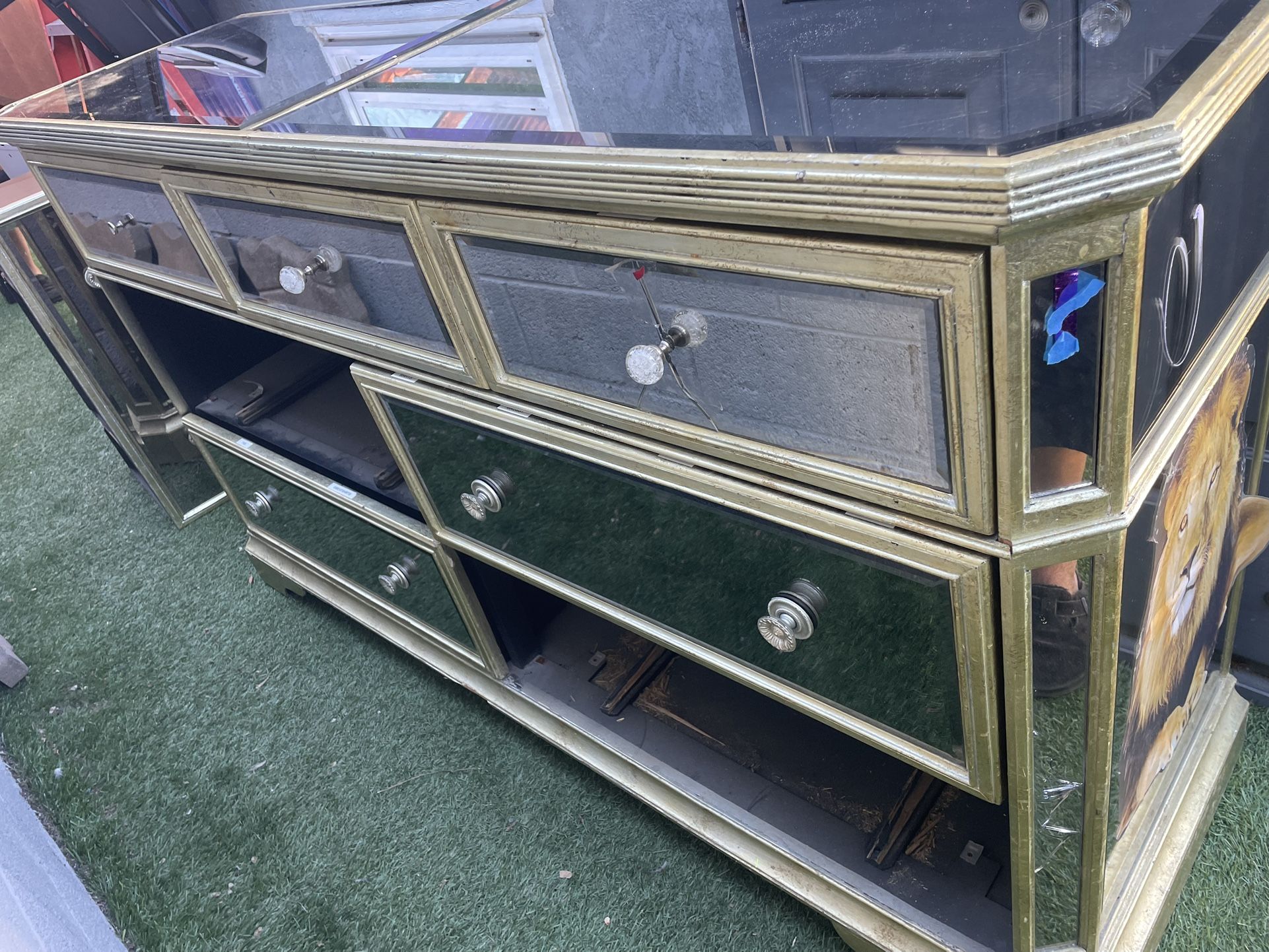 Mirrored Dresser