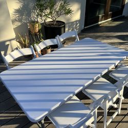 Kids Folding Table + 6 HERCULES Padded Chairs – Excellent Condition