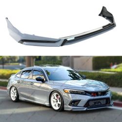 WheelX Front Lip For 2022-2024 Honda Civic Sedan/Hatchback (Sonic Gray)