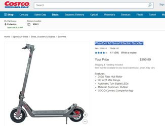 Phantom GoGo A8/A9 Electric Scooter 