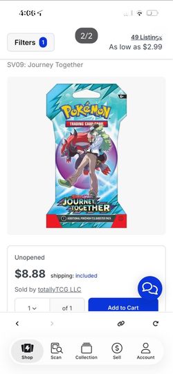 Journey Together Sleeved Booster Pack