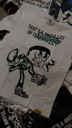 Chiefin Heavily Awful Lotta Cough Syrup White Tee Shirt