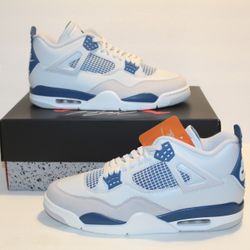 Men’s Jordan 4 Retro Military Blue (2024) Shoes Size 11.5 NEW 