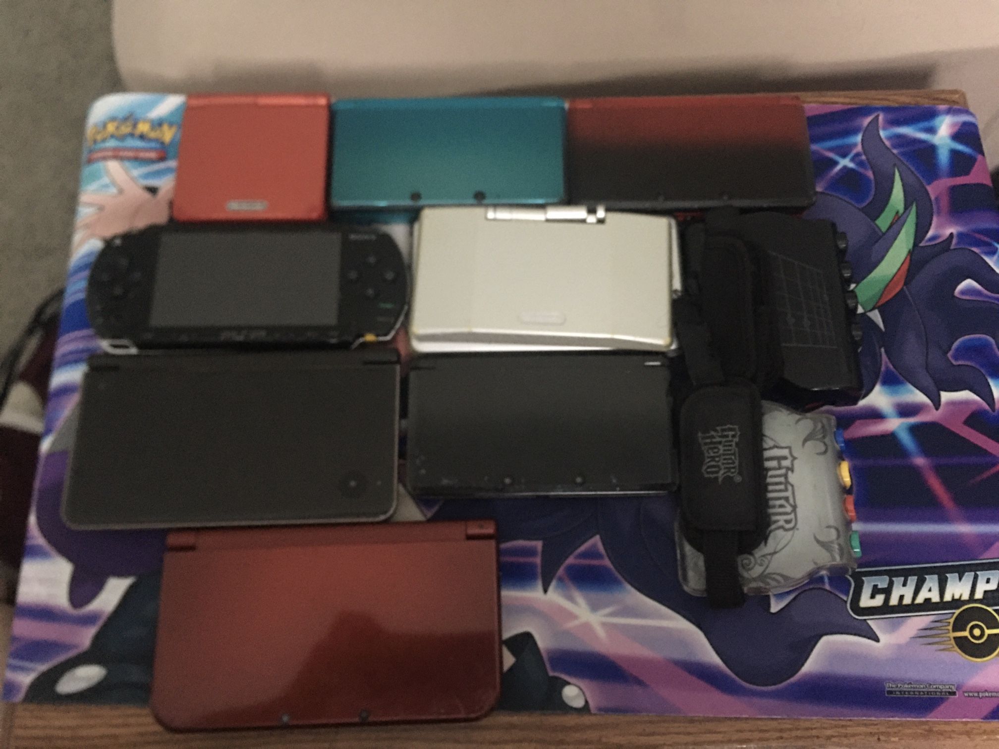 (FOR REPAIR OR PARTS) Lot Of 3DS, DS, GBA, PSP Consoles