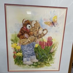 Piggyback Bear Painting