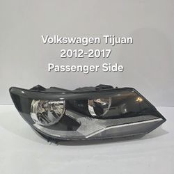 Volkswagen Tijuan 2012-2017 Passenger Side Headlight 