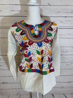 Ethnic Hand Embroidered Tunic Size M-L