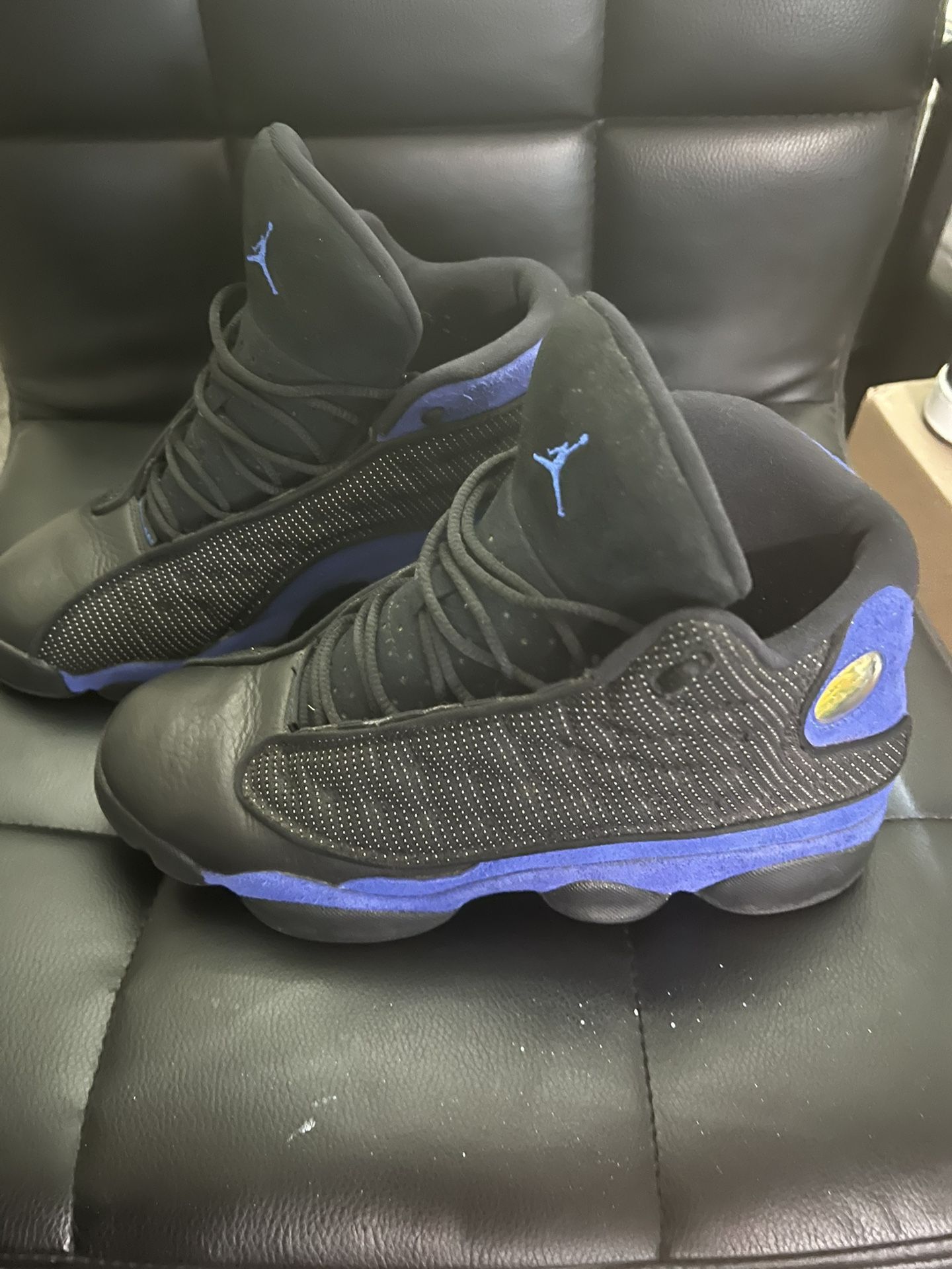 Jordan 13 Black/Royal Blue Size 7 For Sale
