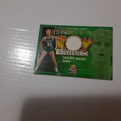 01/02 Game Worn Larry Bird