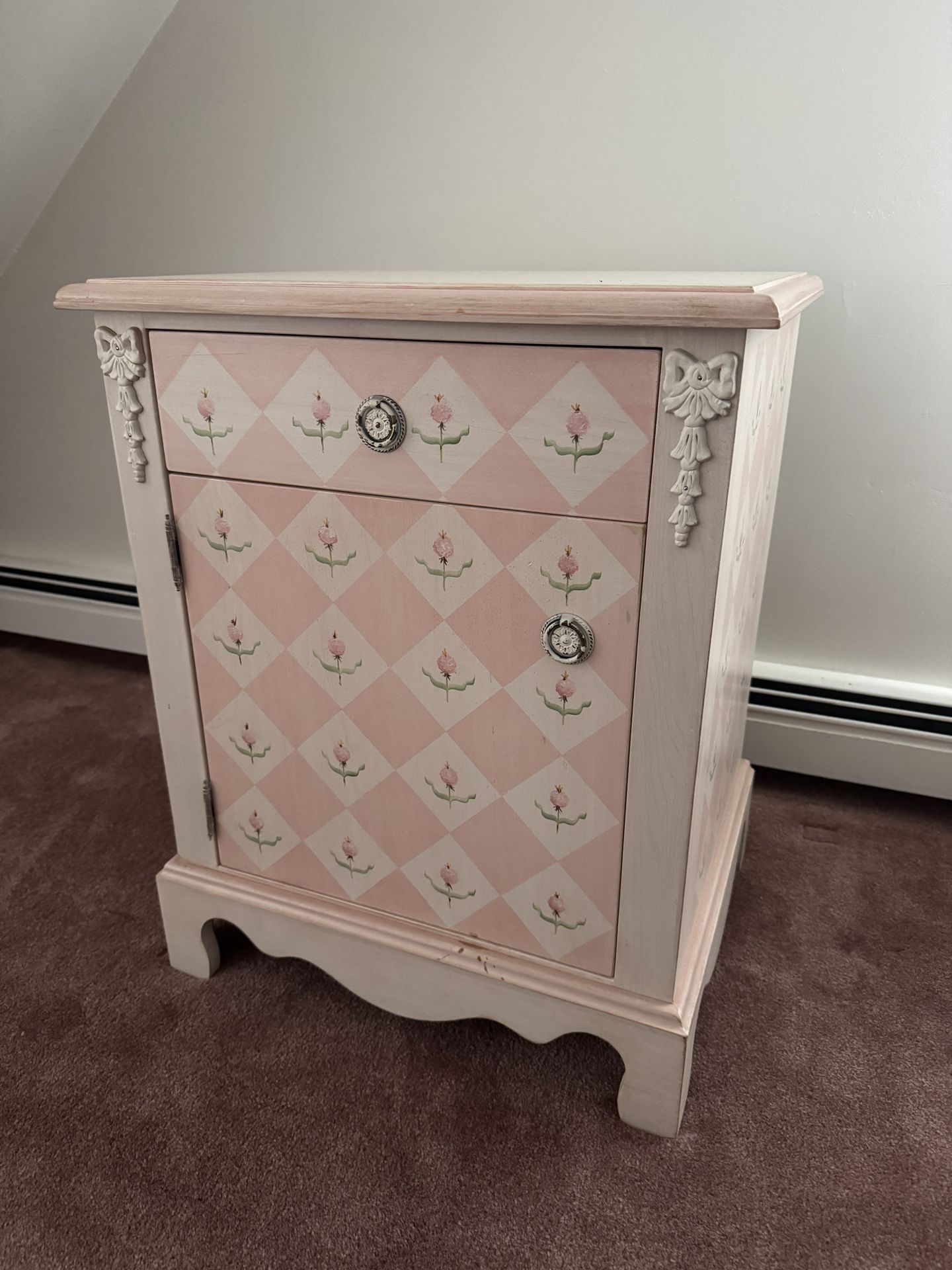 Pink side Table/chest