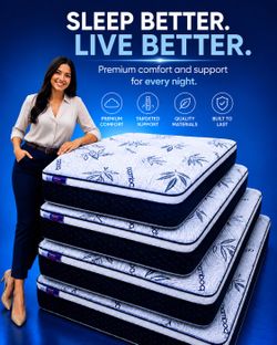 Brand New Ortho Supreme Mattresses – prices vary by size- Enjoy fast Free Delivery - Hablamos espanol