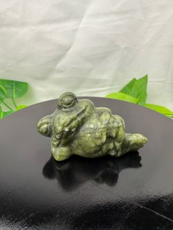 Crystal Green Jade Frog