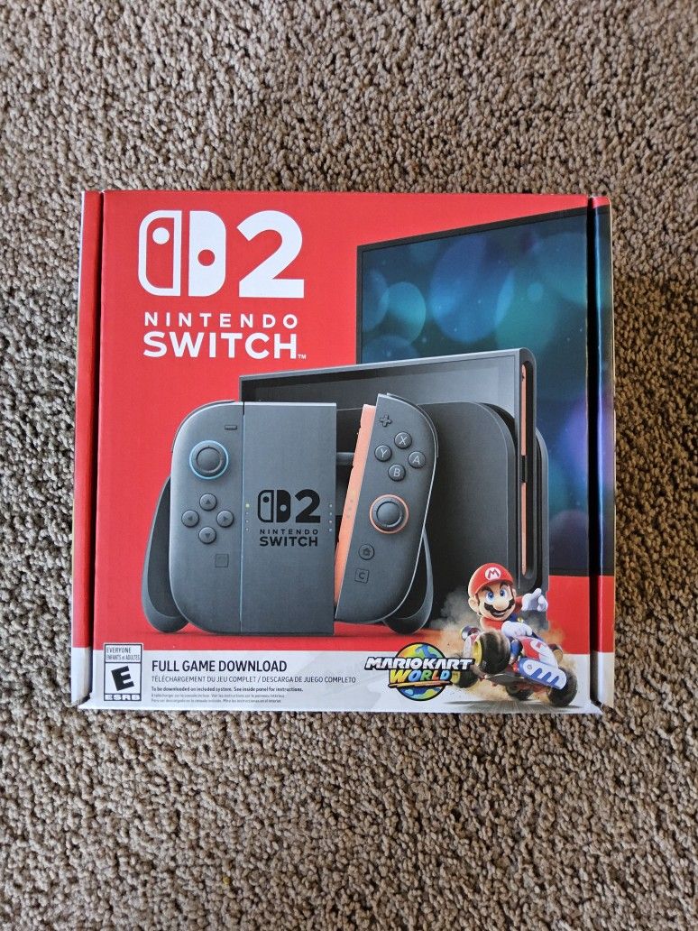 🔥New Sealed Nintendo Switch 2. Unopened 