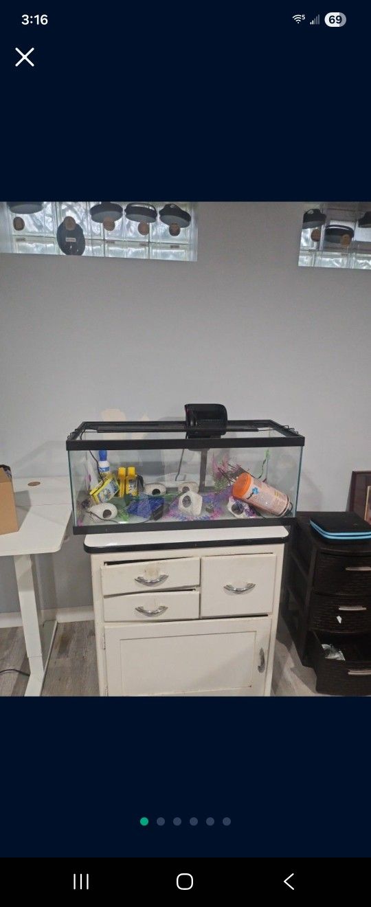 20 Gallon Fish Tank 