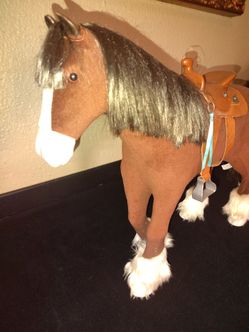 Used American Girl Prancing Clydesdale Horse(retired 2014)