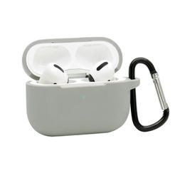 Silicone Protective Case for Apple AirPods Pro with Carabiner 