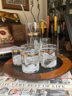 Whiskey glass set for sale