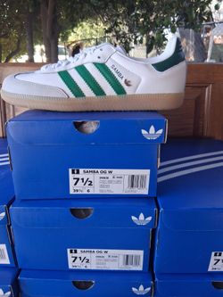 Adidas Samba OG W White Green Size 7.5