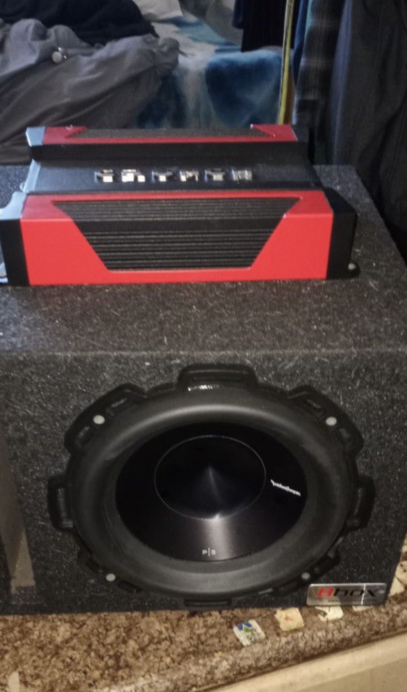 Subwoofer With Amp