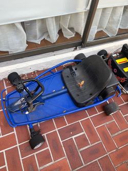 Two Razor Electric Go-Karts