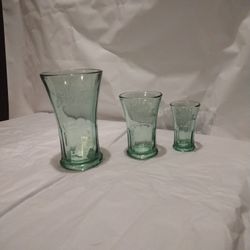 Coke Glasses 3 Sizes