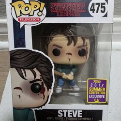 Funko Pop Stranger Things Steve #475 Convention Exclusive 