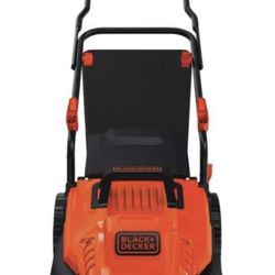 BLACK+DECKER Electric Lawn Mower with Bike Handle, 15-Inch, 10-Amp, Corded (BEMW472BH)