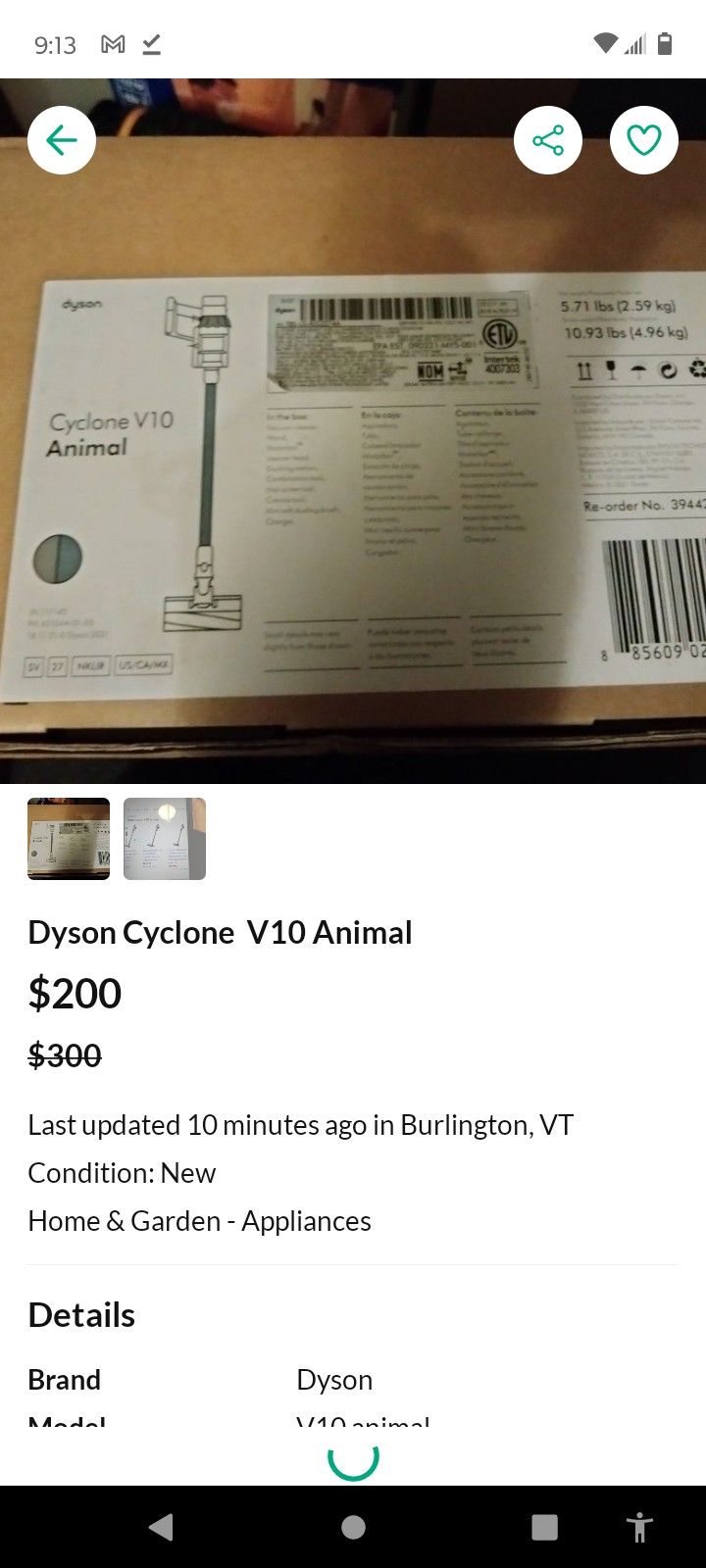 Dyson V8