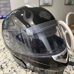 Harley Davidson H-D CAPSTONE SUN SHIELD III H35 MODULAR HELMET - MATTE BLACK