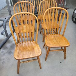 Six Dining Room Chairs Great Condition, $50 For All 6 Or  $10 Individually