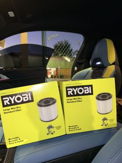 RYOBI A32RF06 Large Wet/Dry Standard Filter Replacement For RY40WD01 / PCL735