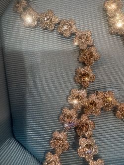 Crystal Flower Statement Necklace