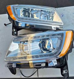 11-13 Jeep Grand Cherokee LED DRL Projector Headlights Luces Focos Micas Faros Faroles Headlamps