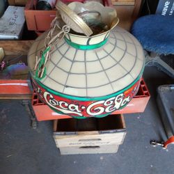 Vintage Coca-Cola Hanging Lamp