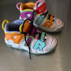 NIKE AIR MORE UPTEMPO (GS) MULTI COLOR-MULTI COLOR