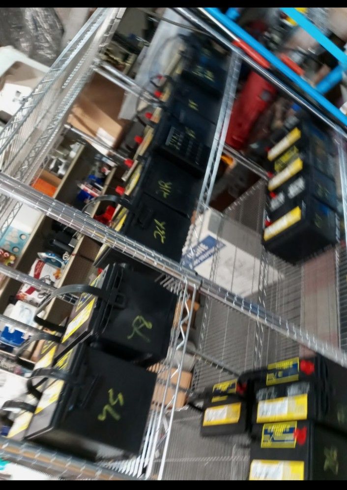 Car Battery's // Bring Your Old Battery If You Can