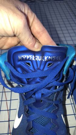 Men’s size 12 Nike HYPERQUICKNESS basketball shoes. They show a little wear and will definitely clean up nicely