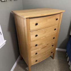 Vintage Crate & Barrel Solid Pine Bedroom Set 