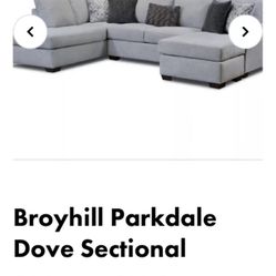 Broyhill sectional Couch (gray) $500