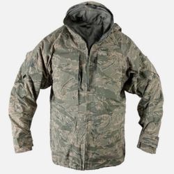 US Air Force GoreTex Camo ABU APECS Wet Cold Weather GoreTex Parka