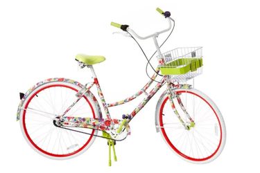 Alice + Olivia Floral Commuter/Cruiser Bicycle