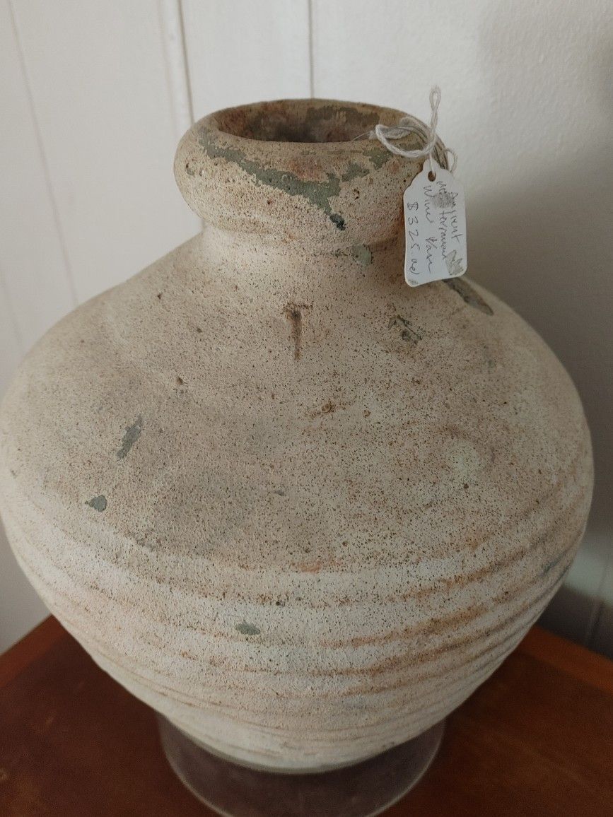 Antique Mediterranean Wine Vase Pottery