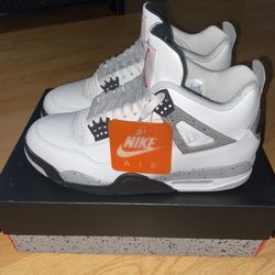 Air Jordan 4 Retro White Cement 