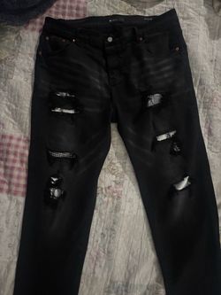 Purple jeans