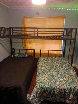 Three twin bed frame mattress not included