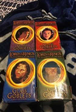 Lord of the rings goblets