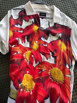 Supreme x jpg button up size large